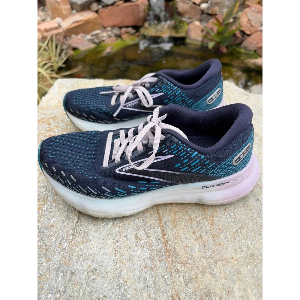 Brooks Glycerin 20 Womens Running Shoes Blue 1203691B499 Size 7.5